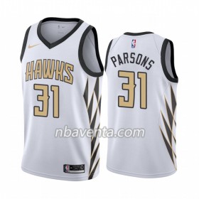 Camiseta Hombre Atlanta Hawks Chandler Parsons 31 2019-20 Nike Blanco City Edition Swingman